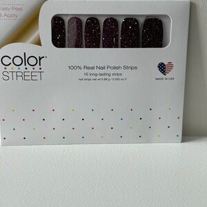 Color Street Rule of Plum 16 100% Real Nail Polish Strips NEW